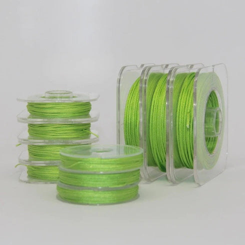 Lime Chinese Knotting Cord 0.5mm 10 Yd Bobbin